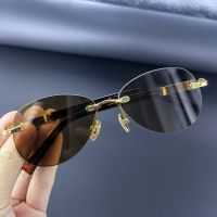 -nmj0615 New crystal stone sunglasses mens high-end sunglasses sunglasses toad mirror glass lens driver driving mirror