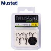 5แพ็ค TG76NP Mustad เบ็ดตกปลาแข็งแรงสามตะขอตกปลาสมอเรือเหล็กกล้าคาร์บอนสูงตะขอแหลมตะขอเกี่ยวเบ็ดหนอนตกปลาปลาคาร์พทะเล