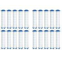 20Pcs Replacement Shower Filter for Hard Water - High Output Shower Water Filter to Remove Chlorine and Fluoride