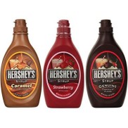 Siro Hershey s Syrup của Mỹ mùi socola, mùi dâu