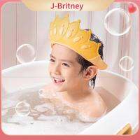 หมวก J-BRITNEY ซิลิโคนสระผมนุ่มปรับได้เครื่องป้องกันหูปลอกหุ้มหัวไม้กอล์ฟอาบน้ำเด็กหมวกอาบน้ำเด็ก