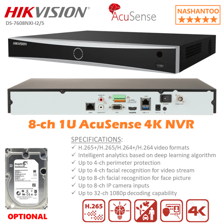 hikvision nvr 7608