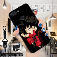 เคส PMP สำหรับ Realme 2 Realme 2 Pro (แหวนใส่นิ้ว + เชือกเส้นเล็ก) Dragon ซุนโกคูโกคูเคสโทรศัพท์ซิลิโคนกันกระแทกโทรศัพท์ป้องกัน TPU