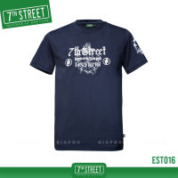 7th Street เสื้อยืด แนวสตรีท รุ่น EST.1983 (กรม) EST016 ของแท้