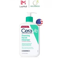 Sữa rửa mặt CeraVe dành cho da thường và da dầu CeraVe Foaming Facial Cleanser 355ml thumbnail