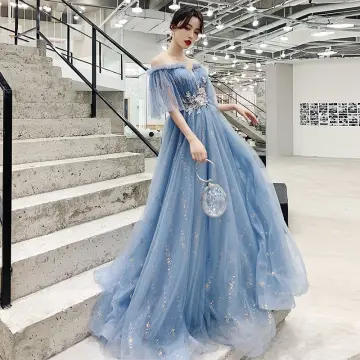 Evening Dress Noble Aura Queen High-end Elegant One-Shoulder Host