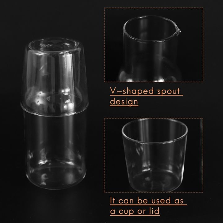 water-carafe-with-tumbler-glass-cold-hot-water-bottle-cup-sets-bedside-water-pitcher-high-temperature-resistance-bottle