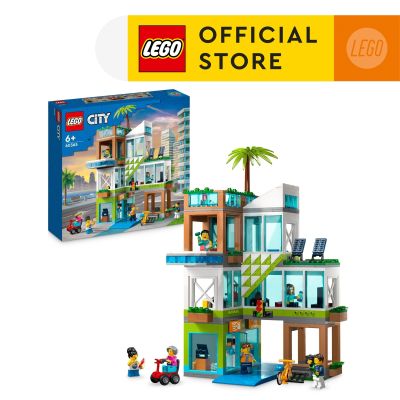 LEGO City 60365 Apartment Building Building Toy Set (688 Pieces)