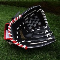 Leather Baseball Glove Mallet Softball Adult Fielding Black Baseball Gloves Men Equipments Beisbol Gloves Softball Accessories 5