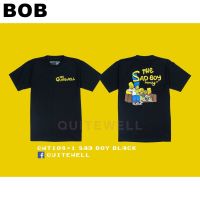 BoB-QW_T_104-1 SAD BOY BLACK ดำSMLXL-3XL