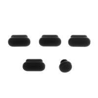 F3MA 5PCS Anti Dust Plugs Silicone Laptop Data Port Jacks Dustproof Stopper Hooks Cover Set for Apple Macbook Pro Touch Bar