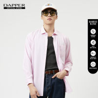 DAPPER เสื้อเชิ้ตแขนยาว BAMBOO BLEND ทรง Smart Fit สีชมพู