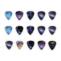 【cw】 15pcs Picks Plectrums Three Thicknesses Music Instrument Accessories Pattern 【hot】