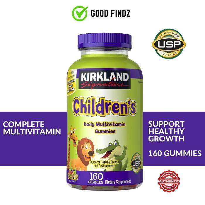 Kirkland Children's Complete Multivitamin Gummies 160 Gummies Vitamin A Vitamin C Vitamin D Zinc