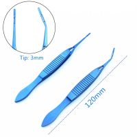 New Titanium Akahoshi Prechopper Forceps Curved/Straight Head Ophthalmic Instrument