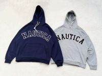 High Version 2022 spot NAUTICAcityboy hooded letter embroidery loose sweater for men and women