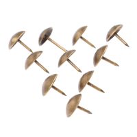 100pcs Upholstery Tacks Sofa Foam Nail 11*11mm Antique Thumbtack Push Pin for Furniture Decoration Clips Pins Tacks