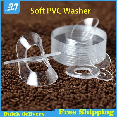 PVC Soft Wahser Plastic Flat Pade Gasket Transparent Insulation Washer For Screw Bolt M1.3 1.4 M2 M2.5 M3 M4 M6 M8 M10 M12 Nails  Screws Fasteners