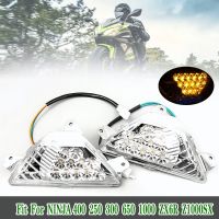 Fit for KAWASAKI NINJA 250 300 400 650 1000 LED Motorcycle Front Turn Signal Indicator Light Lamp EX250 EX300 EX400 EX650 ZX1000