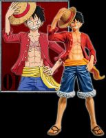 Luffy The Best Edition ของแท้ JP แมวทอง - Ichiban Kuji Banpresto [โมเดลวันพีช]