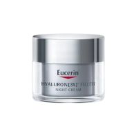 Eucerin HYALURON 3X FILLER NIGHT CREAM เติมริ้วรอยลึก ลดโอกาสเกิดริ้วรอยใหม่ ให้ผิวอิ่มฟูแน่นเด้ง 50 ML