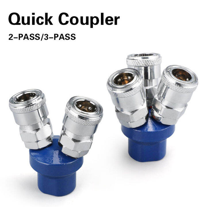 Air compressor connector multi separator 2/3 way quick connect pneumatic connector air hose