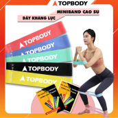 Dây miniband tập mông chân chất liệu cao su đàn hồi kháng lực TOPBODY - T2 - MIBAND001