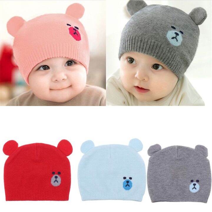 Memory Sports Winter Soft Boys Girls Comfortable Cartoon Cute Beanie 