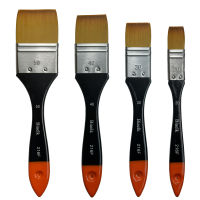 4PCSet 216F High Quality Taklon Hair Wooden Handle Watercolor Acrylic Oil Artist Art Supplies Paint Brush