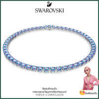 ?Swarovski?สร้อยคอมิลเลนเนียม - สร้อยคอจี้พลอยสีฟ้า, S925 สร้อยคอแฟชั่นสตรีเงินสเตอร์ลิงของขวัญวันวาเลนไทน์ของขวัญวันเกิด