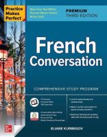 หนังสืออังกฤษใหม่ Practice Makes Perfect: French Conversation, Premium Third Edition (3RD) [Paperback]