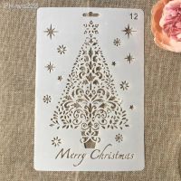 26cm Christmas Tree DIY Craft Layering Stencils Wall Painting Scrapbooking Stamping Embossing Album Card Template