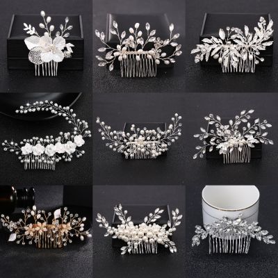 【CW】 Wedding Hair Comb Bridal Hairpins Rhinestone Jewelry Accessories