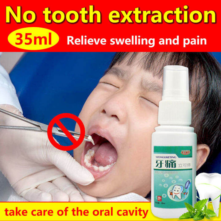 🦷reduce tooth extraction💖toothache spray 35ml toothache pain reliever