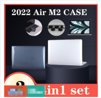 4in1เข้ากันได้ Macbook Air A2681 M2เคสป้องกัน2022เคสเคสโทรศัพท์แบบใสคริสตัลขนาด13.6นิ้วที่เพิ่งเปิดตัวใหม่มาพร้อมกับแผ่นครอบแป้นพิมพ์และหน้าจอ