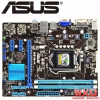 ASUS มาเธอร์บอร์ด H61M-K /E สำหรับอินเทล LGA 1155 DDR3 USB2.0 16GB DVI VGA H61บอร์ดมาเธอร์บอร์ดเดสก์ท็อป