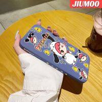 JIUMOO เคสสำหรับ Huawei P10 Plus เคสโทรศัพท์ลายการ์ตูนน่ารัก Pochacco Square,เคสขอบซิลิโคนของเหลวแบบนิ่มดั้งเดิมเคสป้องกันกล้องคลุมทั้งหมดเลนส์เคสฝาครอบเคสนิ่ม