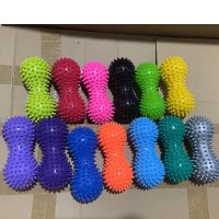 ✳✉ Foot Spiky Massager Trigger Point Foot Pain Peanut Shape Massage Yoga Sport Fitness Ball Durable PVC Stress Relief Body Hand