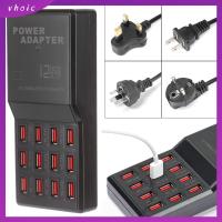 VHOIC Universal 60W Desktop Use Power Hub Charging Station USB Phone Charger Power Supply 12 Port