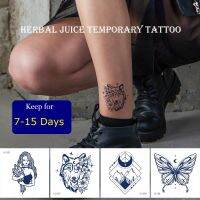 New Semi-Permanent Temporary Tattoo Sticker for Girls Boys Long-Lasting 1-2 Weeks Waterproof Realistic Body Moon Tattoo Stickers Stickers