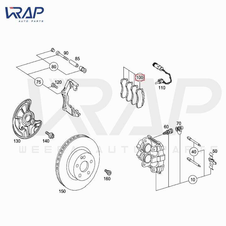 benz-ผ้าเบรค-หน้า-trw-เบนซ์-รุ่น-w210-e200-e230-e240-clk-w208-slk-r170-slk200-slk230-เบอร์-gdb1205-oe-002-420-44-20-ate-13-0460-7086-2-607086-brembo-p-50-023-textar-2166404-ผ้าเบรก