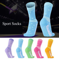 MenWomen Athletic Crew Socks Performance Thick Cushion Breathable Sport Basketball Gym Running Training Soccer Compression Sock