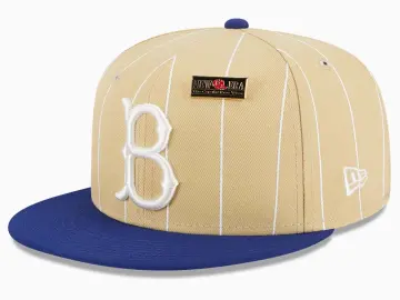New Era 59FIFTY Brooklyn Dodgers Leather Day Fitted Hat Black