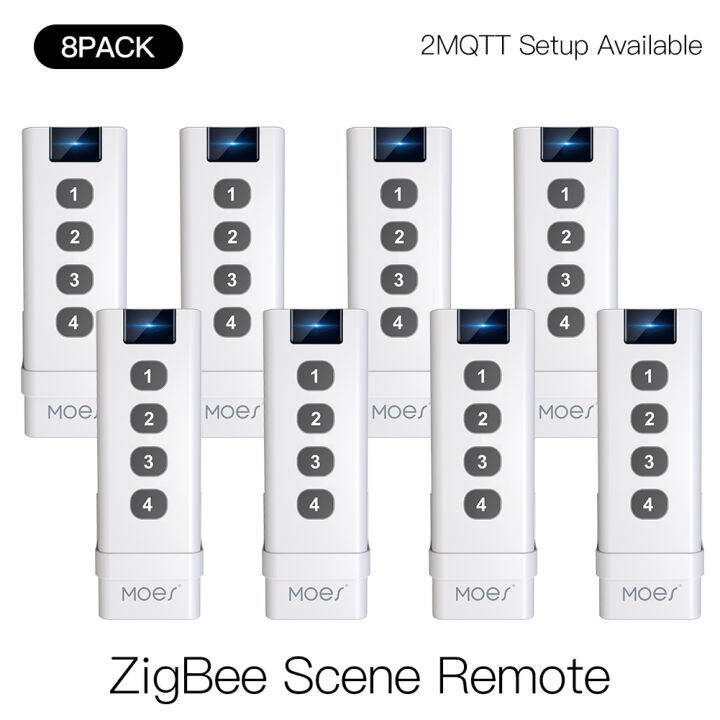 Moes Tuya Smart Life Zigbee Smart Home Wireless Switch 4 Gangs Remote Moes Tuya Smart Life Zigbee Smart Home Wireless Switch 4 Gangs Remote