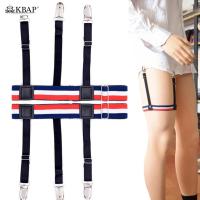 【YF】☢♕♀  Mens Fashion Shirt Stays Garters Holders for Men Adjustable Elastic Tirantes Hombre Tuck Leg Suspenders