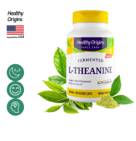 เฮลท์ตี้ ออริจินส์ แอล-ธีอะนีน 100 mg x 90 เม็ด Healthy Origins L-Theanine กรดอะมิโน ธีอะนีน ชาเขียว การนอนหลับ สมาธิ / กินร่วมกับ 5htp ถั่งเช่า น้ำมันปลา โอเมก้า 3 กาบา แอล-กลูตามีน เมลาโทนิน วิตามินบีรวม ซี ดี