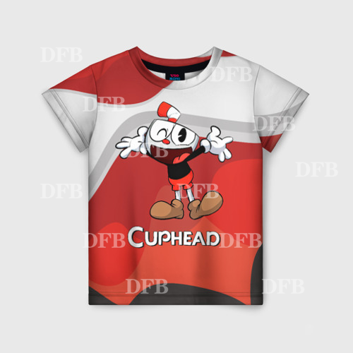 cupphead-เสื้อยืดเด็กผู้ชาย-เสื้อเชิ้ตใส่สบายสบาย-mode-korea-แขนสั้นเด็ก