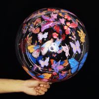 Butterfly Printing BOBO Balloons Wedding Anniversary Birthday Party Baby Shower Decorations Transparent Helium Balloon Supplies Balloons