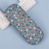 Folding Fashion Flower Cloth Floral Simple Refreshing Glasses Style Case