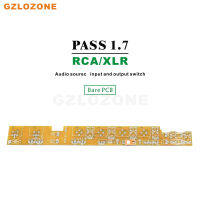 PASS 1.7 Rcaxlr แหล่งสัญญาณเสียงอินพุตและเอาต์พุตสวิตช์บอร์ด2 Way Rcaxlr ใน1 Way Rcaxlr OUT Bare PCB